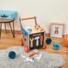 Janod Brico'Kids Magnetinis darbastalis ant ratukų su įrankiais – 24 dalys