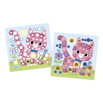 Janod My Arts & Crafts 3+ Round Mosaics Creative Set J09047