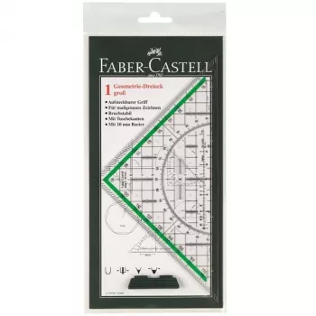 Faber-Castell Grip 2001 trintukas skaidrus, be dulkių, be PVC, 1 vnt.