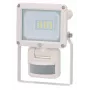 Brennenstuhl LED prožektorius JARO 1060 P su infraraudonųjų spindulių judesio jutikliu, 10W, 1060lm, dienos šviesos baltos 6500K, IP65, IK08, tvirtinamas prie sienos, 1m kabelis
