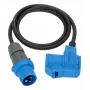 Brennenstuhl CEE adapterio kabelis 230V 16A 1,5m H07RN-F 3G2.5 juodas