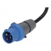 Brennenstuhl CEE adapterio kabelis 230V 16A 1,5m H07RN-F 3G2.5 juodas