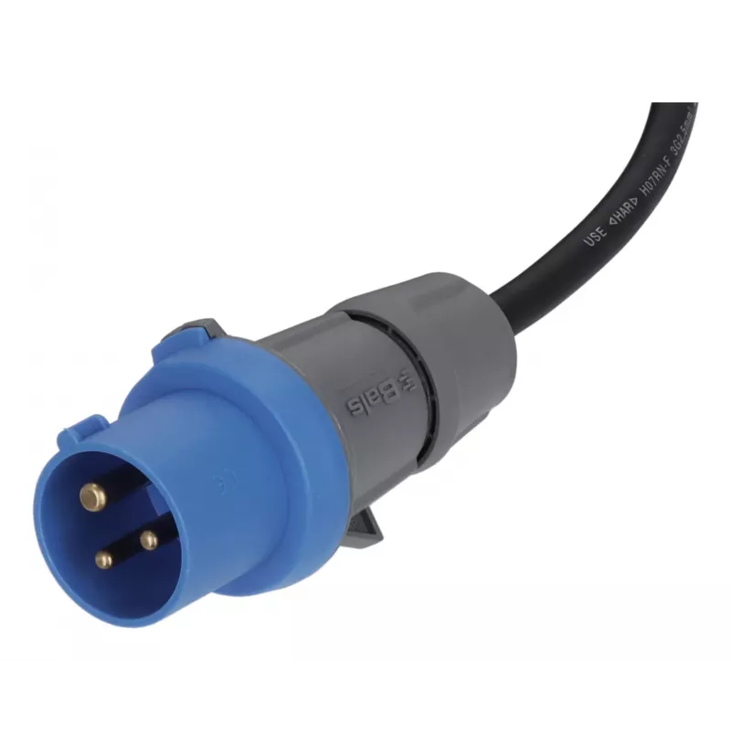 Brennenstuhl CEE adapterio kabelis 230V 16A 1,5m H07RN-F 3G2.5 juodas