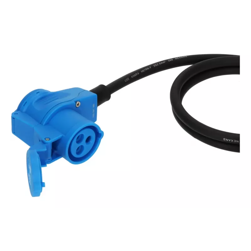 Brennenstuhl CEE adapterio kabelis 230V 16A 1,5m H07RN-F 3G2.5 juodas