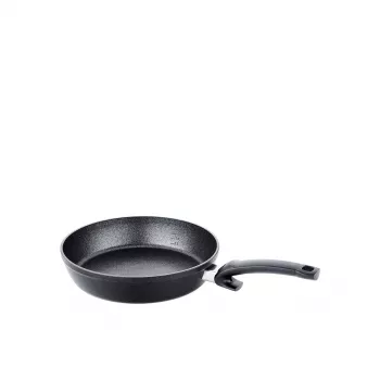 Keptuvė Fissler Adamant Comfort 28 cm, aliumininė, nelipni, tinka indukcijai, juoda/sidabrinė