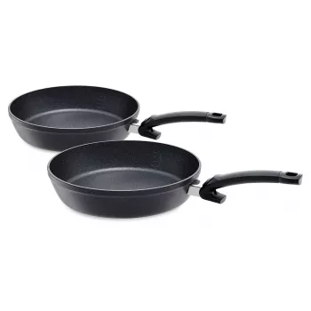Fissler Adamant Comfort Keptelių Rinkinys 28 cm + 24 cm, Nelipni, Tinkama Indukcijai, 2 dalių