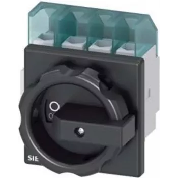 Siemens 3LD22031TL51 Pagrindinis jungiklis 4 polių 32A 400V 11.5kW Priekinis montavimas 4 skylės