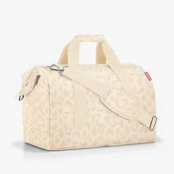 Reisenthel Allrounder L Leo Vanilla kelioninis krepšys 30L, vandeniui atsparus, 48x39,5x29 cm