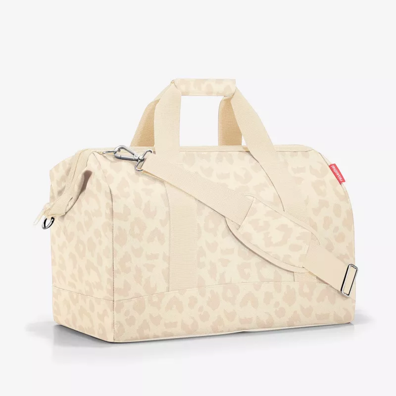 Reisenthel Allrounder L Leo Vanilla kelioninis krepšys 30L, vandeniui atsparus, 48x39,5x29 cm