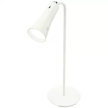 ANSMANN 3in1 LED stalų lempa balta - stalinė lempa, naktinė šviesa, power bank, 4000mAh, reguliuojamas ryškumas, jutiklinis valdymas