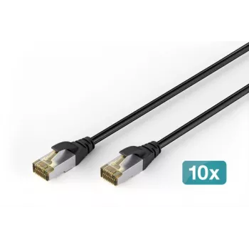 DIGITUS CAT 6A S-FTP Outdoor Patch Cable, Cu, PE, 10 vnt