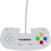 Retro Games The Gamepad White – Wired USB Gamepad for PC, Mac, ZX Spectrum, THEC64, THEA500 Mini