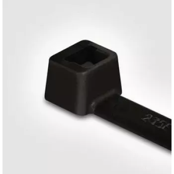 HellermannTyton T25R PA66 juodas kabelio raištis 205 mm x 2,5 mm, 100 vnt. pakuotė