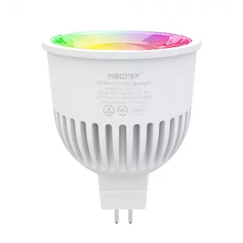 MIBOXER FUT112 LED Retrofit GU5.3/MR16 6W RGB-CCT 2,4GHz Smooth Dim Smart Spotlight Bulb