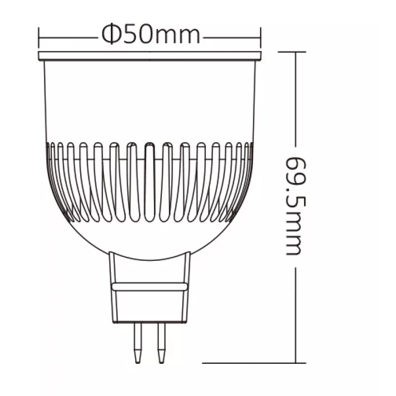 MIBOXER FUT112 LED Retrofit GU5.3/MR16 6W RGB-CCT 2,4GHz Smooth Dim Smart Spotlight Bulb