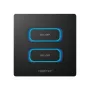 MIBOXER ESW2B 2-Gang Smart Switch LED nuotolinio valdymo pultas su WiFi ir 2,4GHz judesio jutikliu bei reguliatoriumi