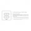 MIBOXER ESW2B 2-Gang Smart Switch LED nuotolinio valdymo pultas su WiFi ir 2,4GHz judesio jutikliu bei reguliatoriumi