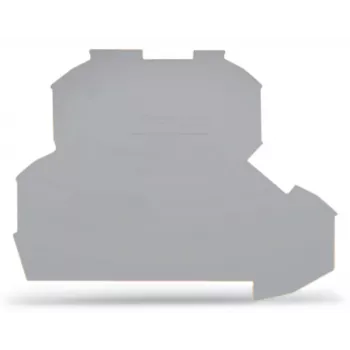 WAGO 2002-2291 Galinė plokštelė – pilka – 0,8 mm – 69,7 mm – 51,7 mm – 2,41 g