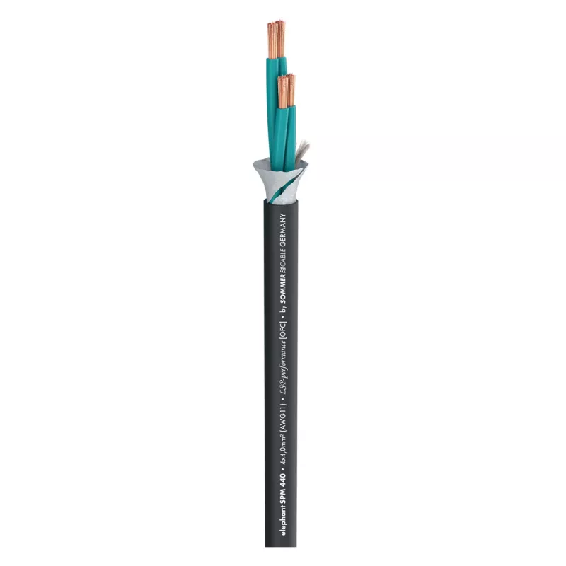 Sommer Cable Elephant Robust SPM440 4x4,0 mm² garsiakalbių kabelis – biri (Meterware)