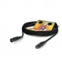 Sommer Cable Binary 434 DMX512 kabelis, 4 x 0,34 mm², XLR 5 kontaktų kištukas – XLR 5 kontaktų lizdas, HICON, juodos spalvos, 2,5 m (B4GSU0250-SW)