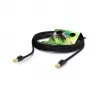 Sommer Cable SC-Mercator CAT.7 PUR tinklo kabelis, 8 x 0,14 mm², RJ45 – RJ45, HIROSE, juodos spalvos, 20 m (P7HS-2000-SW)