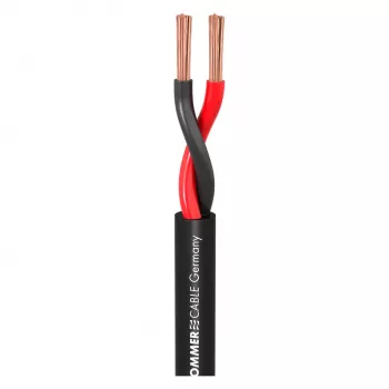 Sommer Cable 440-0051 Meridian Mobile SP240 2 x 4,0 mm² garsiakalbių kabelis – juodas – parduodamas metrais