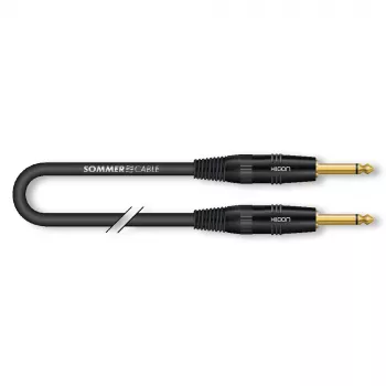 Sommer Cable SC-Spirit LLX 6,0 m instrumentinis kabelis TS/TS mono juodas