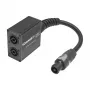 Sommer Cable SPY-N153 Garsiakalbio kištukinis garso adapteris, tiesus, antracitinis