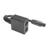 Sommer Cable SPY-N153 Garsiakalbio kištukinis garso adapteris, tiesus, antracitinis