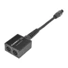 Sommer Cable SPY-N153 Garsiakalbio kištukinis garso adapteris, tiesus, antracitinis