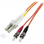 EFB-Elektronik Duplex Jumper LC-ST 50/125µ OM2 LSZH Orange 2,0mm 7,5m