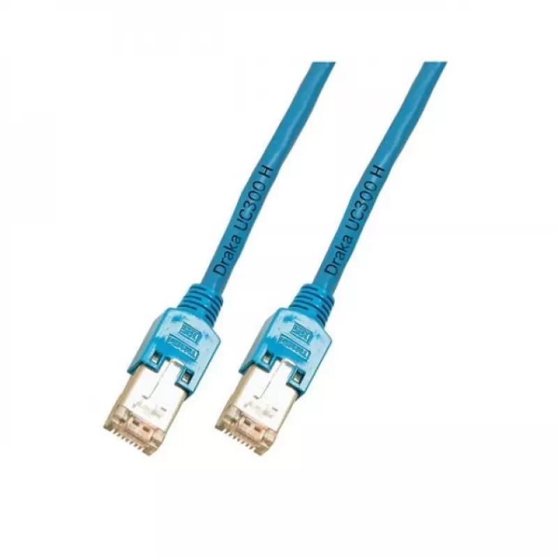 EFB Elektronik RJ45 komutacinis kabelis Cat.5e F/UTP LSZH Draka UC300 TM11, mėlynas, 50 m