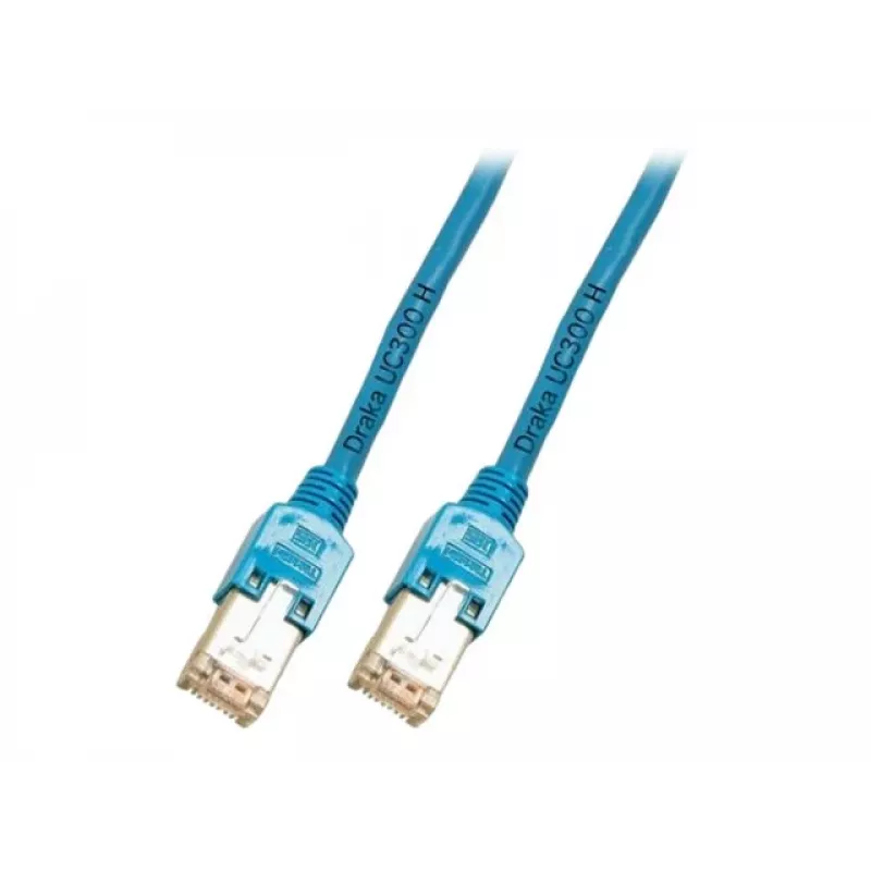 EFB Elektronik RJ45 komutacinis kabelis Cat.5e F/UTP LSZH Draka UC300 TM11, mėlynas, 50 m