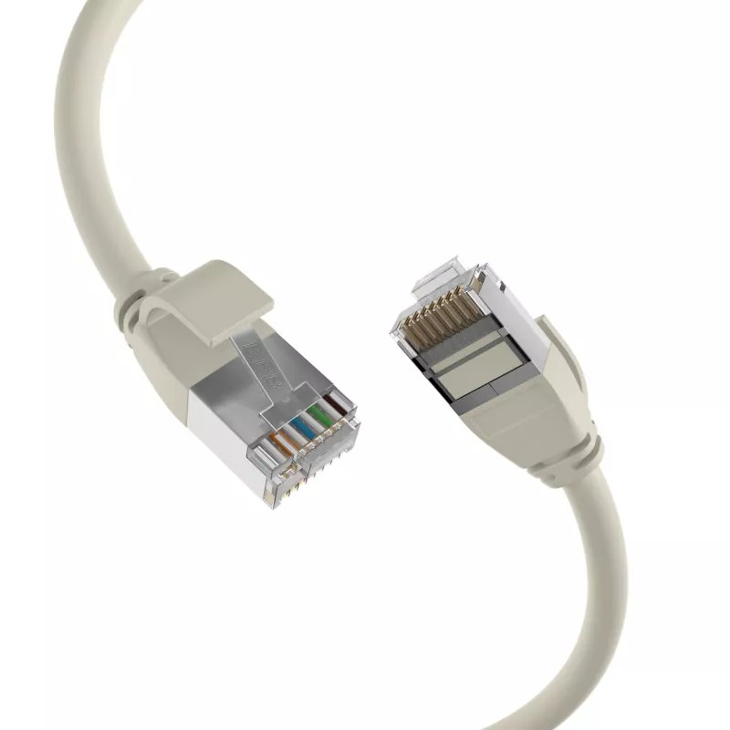 EFB Elektronik RJ45 Patch Cable Cat.6A U/FTP TPE 4mm Ultraflex Grey 3m