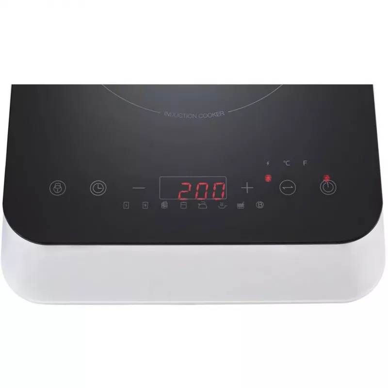 MEDION LIFE Induction Hob MD 18490 (Black/White, 2000 W)