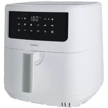 MEDION Air Fryer Life MD 11750 P10 XL (matinė balta, 2150 W, 6,8 L krepšys)