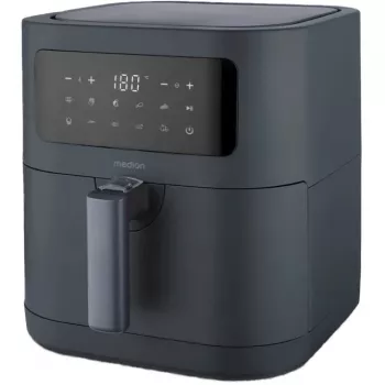 MEDION Life MD 11740 E40 XL Air Fryer, pilka, 2150 W, 5,2 L krepšelis
