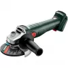 Metabo W 18 7-125 (602371840) belaidis kampinis šlifuoklis, 18 V, 125 mm, žalia/juoda, be akumuliatoriaus ir įkroviklio, Metabox dėžėje