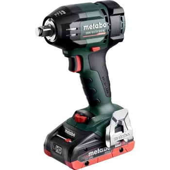 METABO SSW 18 LTX 550 BL Akumuliatorinis smūginis veržliaraktis 18V (Žalia/Juoda, 2x LiHD 4.0Ah, Metabox dėkle)