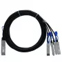 BlueOptics Fortinet FN-CABLE-QSFP28-4SFP28-5 BlueLAN SC282701L5M26 Passyvus 100GBASE-CR4 QSFP28 į 4x25GBASE-CR SFP28 Direct Attach Breakout kabelis, 5 metrai
