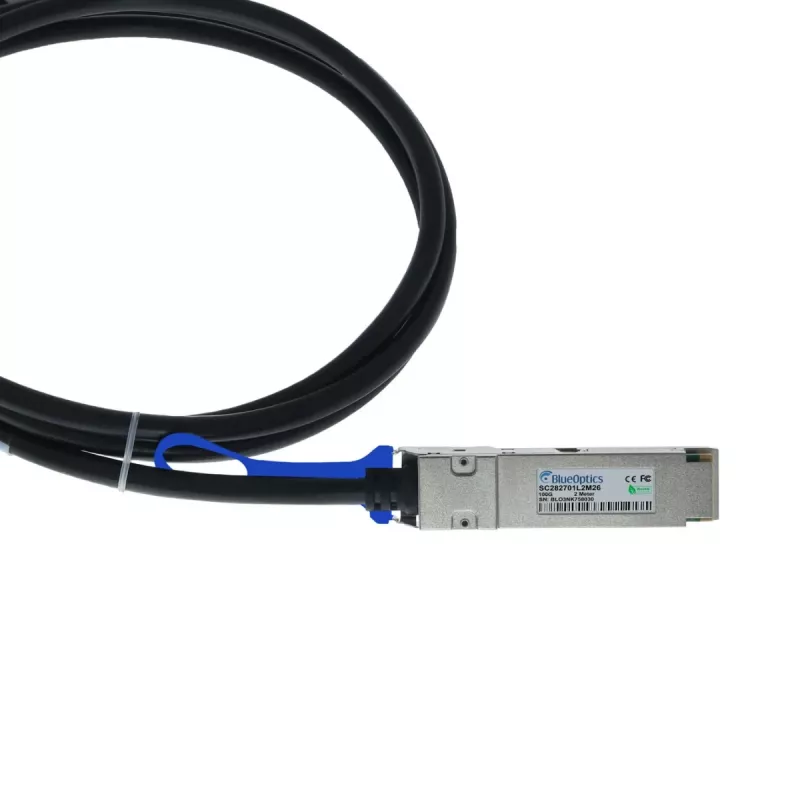 BlueOptics Fortinet FN-CABLE-QSFP28-4SFP28-5 BlueLAN SC282701L5M26 Passyvus 100GBASE-CR4 QSFP28 į 4x25GBASE-CR SFP28 Direct Attach Breakout kabelis, 5 metrai