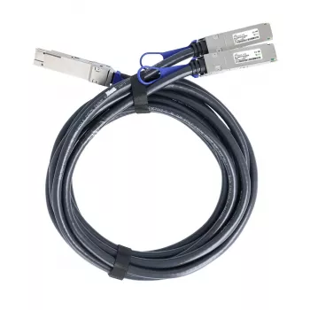 BlueOptics Cisco QDD-2Q200-CU2M BlueLAN Passive 400GBASE-CR8 QSFP-DD į 2x200GBASE-CR4 QSFP56 Direct Attach Breakout kabelis, 2 m