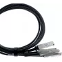 BlueLAN QDD-4ZQ100-CU2M-BL 400G QSFP-DD į 4x100G QSFP56 Breakout DAC kabelis 2 m