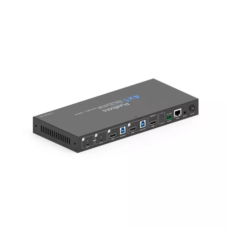 PureLink PT-SW-UH41-48G 4x1 USB-C HDMI 48G KVM jungiklis