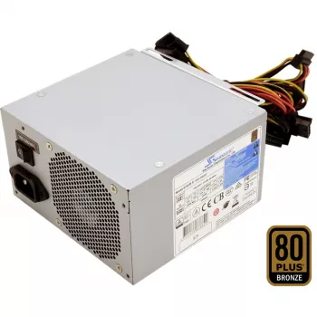 Seasonic SSP-600ES2 Bulk 600W maitinimo blokas, pilkas, 80 PLUS Bronze, ATX