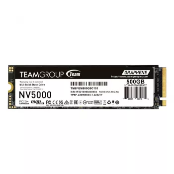 Team Group NV5000 500 GB M.2 PCIe Gen4 x4 NVMe SSD - 4500 MB/s Read