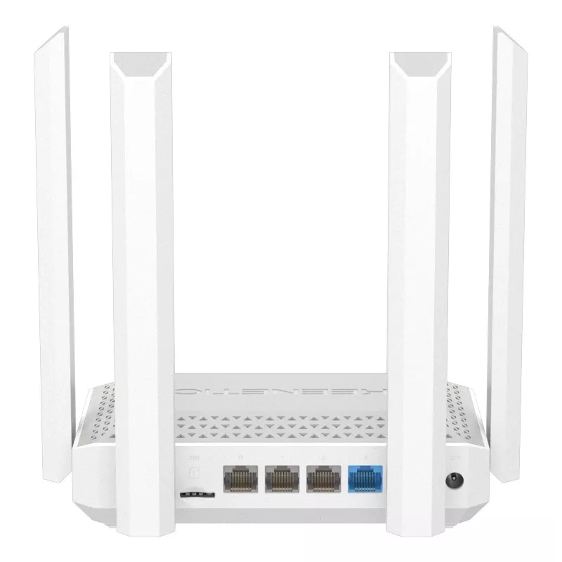 Keenetic Speedster 4G+ maršrutizatorius AC1200 dviejų juostų Wi-Fi 5, 4G LTE Cat 4, 5x Fast Ethernet, USB 2.0, palaiko tinklo tinklą