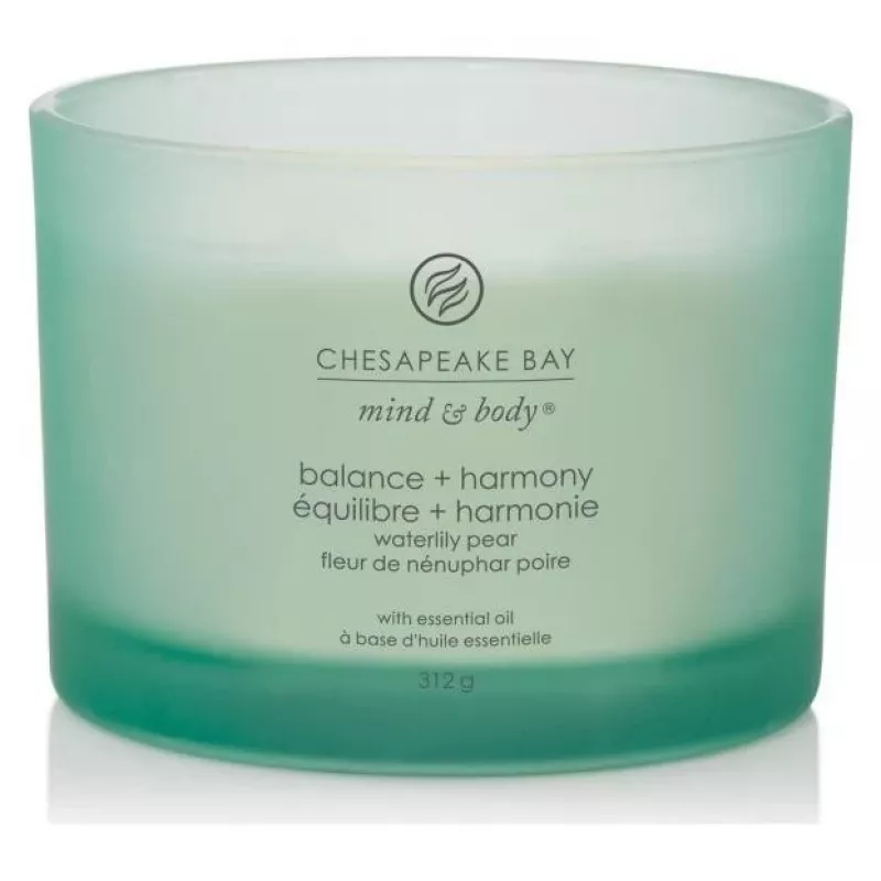 Chesapeake Bay Candle Balance & Harmony Large Scented Candle 3 Wicks 312 g