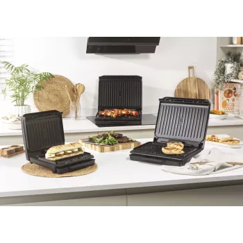 Salter EK6236VDE ActiGrill Everyday elektrinis grilis, 1000 W, nelimpanti danga, juodas/sidabrinis