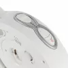 Progress EK3683PFVDE elektrinė pjaustyklė 150W nerūdijančio plieno dantytas peilis 190mm juoda/sidabrinė